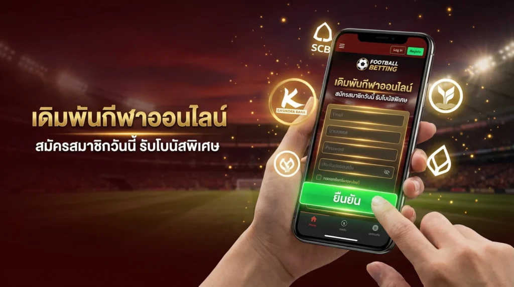 สมัครสมาชิกเว็บแทงบอลผ่านมือถือ 2026
